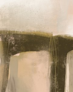 Erdige abstrakte Landschaft von MANSI SAXENA