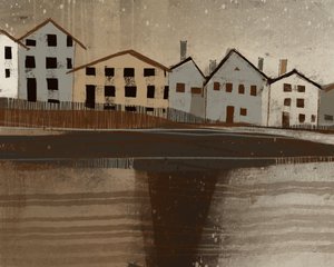 Winterdorf-Reflexion von MANSI SAXENA