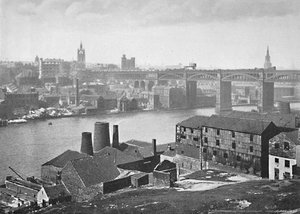 Newcastle-on-Tyne, von den Rabbit Banks, ca. 1896