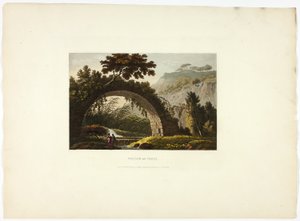 Brücke des Varus, Tafel achtundzwanzig aus Ruinen von Rom von M. Dubourg