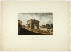 Janusbogen, Tafel zwanzig aus den Ruinen von Rom von M. Dubourg