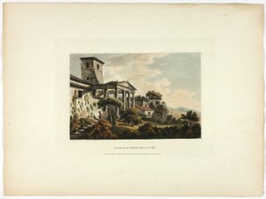 Tempel des Herkules in Cori, Tafel zweiunddreißig aus den Ruinen von Rom