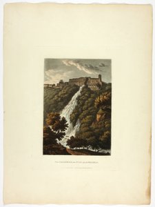 Die Cascatelle und Ställe von Mecenas, Tafel dreiunddreißig aus den Ruinen von Rom von M. Dubourg