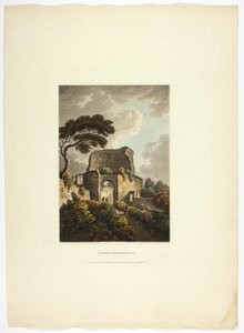 Turm von Pignattara, Tafel zweiundzwanzig aus den Ruinen von Rom von M. Dubourg