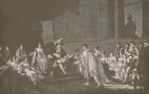 Hochzeit von Prinz Jerome Bonaparte und Prinzessin Frederica Catherine von Württemberg, 1807, 1896 von M. Haider