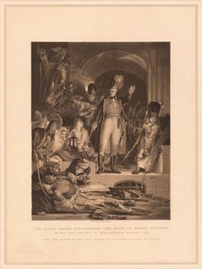 Sir David Baird entdeckt den Körper von Tippoo Sultaun, 1799