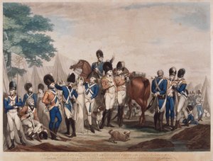 Soldaten des Loyal Associated and Volunteer Corps der City of Westminster, 1799 von M Place
