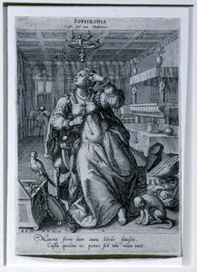 Sophronia, aus einer Serie darstellend 