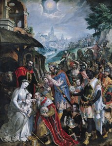 Die Anbetung der Könige von Maarten de Vos