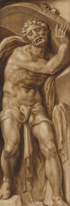 Samson trägt die Tore von Gaza von Maarten van Heemskerck