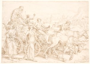 Triumphwagen. Inopia (Mangel)