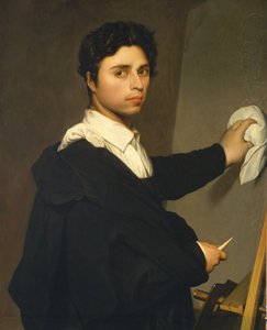 Ingres als junger Mann, ca. 1850-60 von Madame Gustave Hequet