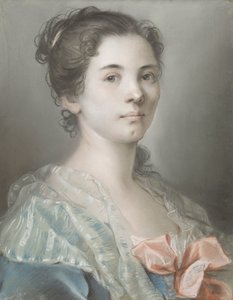 Porträt einer jungen Frau von Madeleine Françoise Basseporte