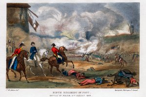Neuntes Regiment zu Fuß, Schlacht von Roleia, Portugal, 17. August 1808