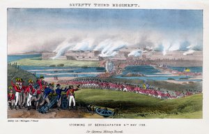Dreiundsiebzigstes Regiment, Sturm auf Seringapatam, Indien, 4. Mai 1799