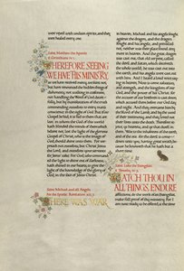 Dekorierte Textseite von Madelyn Walker