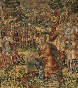 Geschichte von Gideon, spätes 16. Jahrhundert (Seide und Wolle) von Maerten van Heemskerck