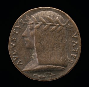 Augusto da Udine Publio Augusto Graziani, Dichter und Astrologe [Vorderseite], ca. 1519 von Maffeo Olivieri