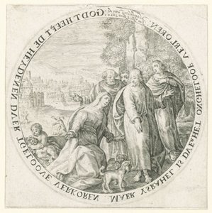 Christus und die kanaanäische Frau von Magdalena van de Passe