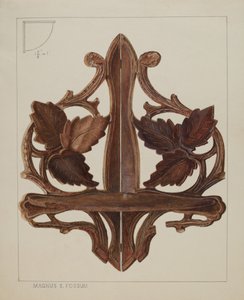 Regal Eckkonsole, ca. 1937