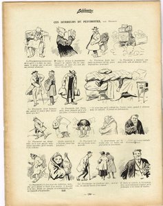La Baionnette, Satirisch in Farben von Henri Maigrot