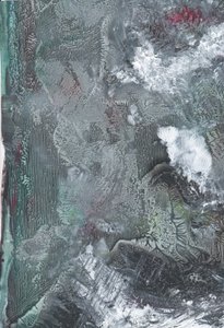 Dunkler Abstrakter Fluss von Maira Ribena