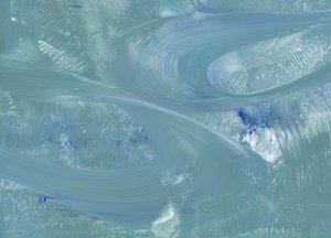 Dynamischer Teal-Fluss