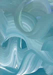 Flüssige Blaue Wellen