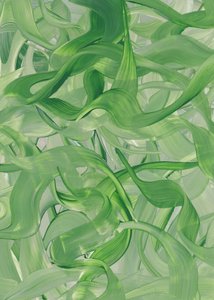 Fließende grüne Wirbel