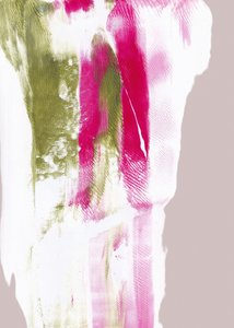 Fuchsia-grüne Striche