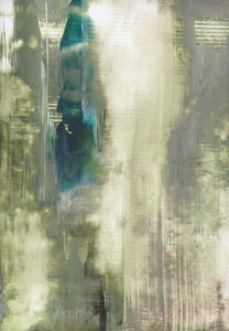 Serene Grün-Blaue Abstraktion