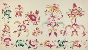 Stickerei von einer Bettdecke von Majel G. Claflin