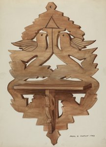 Hängendes Wandregal, ca. 1937