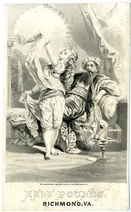 Halbe Pfund, Richmond, VA [Tabakwerbung] von Major and Knapp Sarony