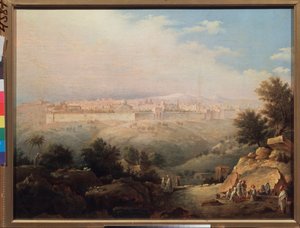Blick auf Jerusalem (Israel) von Maksim Nikiforovich Vorobiev