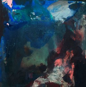 Stimmungsvolle Blaue Fusion von Małgorzata Majerczyk