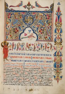 Geschmückte Incipit-Seite von Malnazar