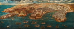 Ansicht von Fort Ricasoli, Schloss St. Angelo, L