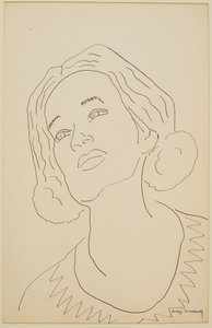 Studie eines Mädchens #3 von Malvin Gray Johnson