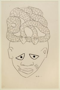 Studie einer Maske von Malvin Gray Johnson