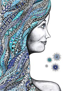 Blaue Haare von MandalaSensual