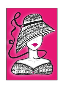Dame in Rosa