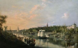 Der Guadalquivir bei Sevilla von Manuel Barron y Carrillo