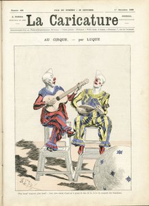 Illustration von Manuel Luque (1854-1919) für das Titelblatt von La Caricature (1880)