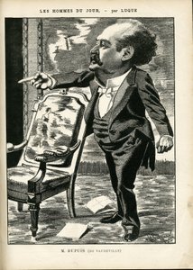 Illustration von Manuel Luque (1854-1919) in La Caricature (1880) von Manuel Luque