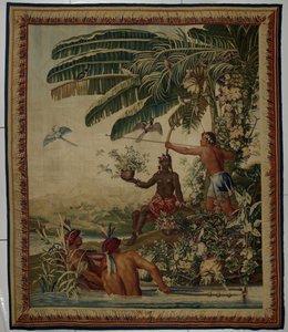 Die Fischer, Wandteppich aus der Serie Die Alten Indes