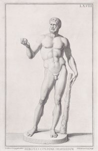 Statue des Herkules, 1734 von Marc