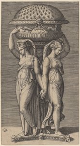 Ein Weihrauchfass von Marcantonio Raimondi