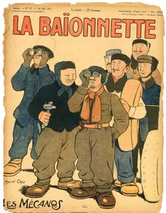 Titelblatt von „La Baionnette“, Satirique en Couleurs von Marcel Amable O.L. Capy