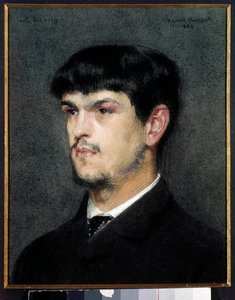 Porträt des französischen Komponisten Claude Debussy